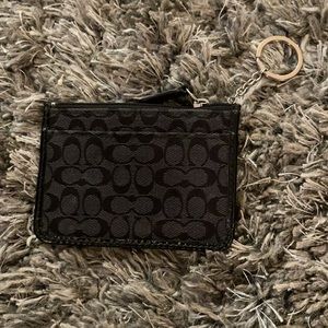 100% Authentic Coach Black Card Holder